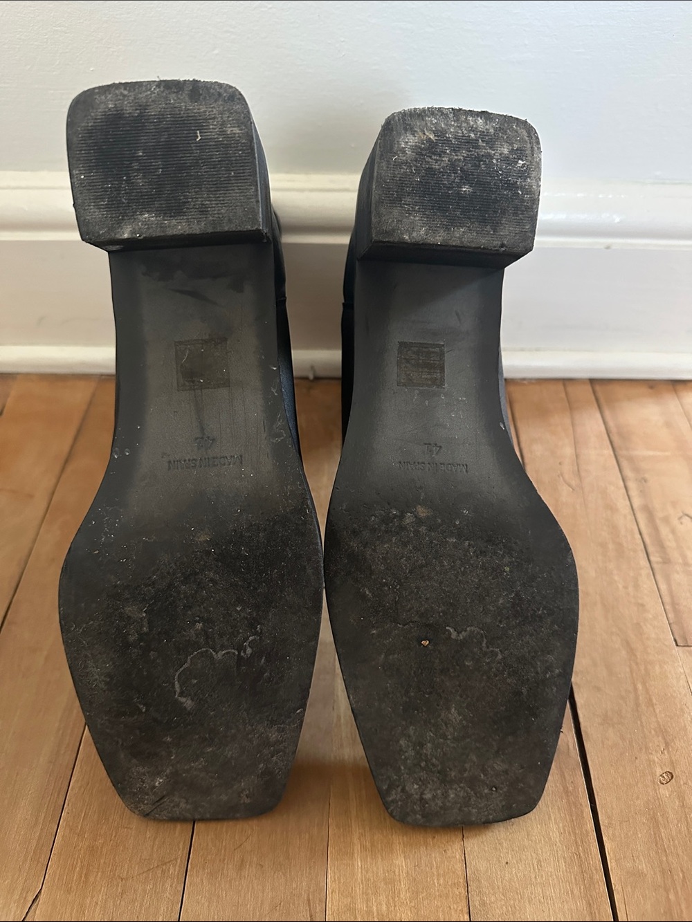 L’Intervalle Black Square Toe Leather Boots - Picture 5 of 6